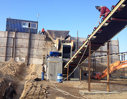 石灰石破碎生產(chǎn)線/埃塞俄比亞石灰石破碎生產(chǎn)線